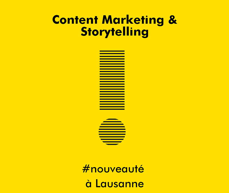 Formation Content Marketing & Storytelling